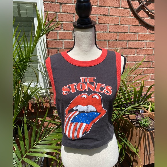 Original Vintage Rolling Stones Concert Shirt. Size XL - Picture 1 of 6